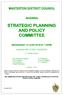 STRATEGIC PLANNING AND POLICY COMMITTEE